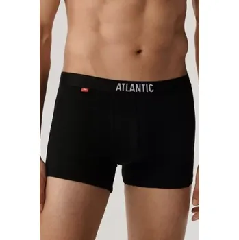 Boxerky 5 PACK boxerky Atlantic 5BMH-011 - bavlna Černá S