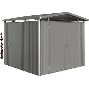 Zahradní domek 23. Biohort Panorama dodatečné jednokřídlé dveře- šedý křemen 88002