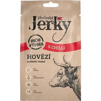 Sušené maso Jihočeské Jerky Hovězí s chilli (20 g)
