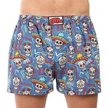Pánské spodní prádlo Pánské trenky Styx art klasická guma nadrozměr lebky (E1856) 5XL Možnost vrácení zboží ZDARMA do 120 dnů!