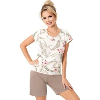 Dámské noční prádlo Dámské pyžamo Donna Michelle 1/2 Béžová S(36)