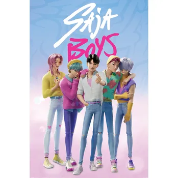 Plakát Pyramid International K-Pop Demon Hunters Saja Boys, 61 × 91,5 cm