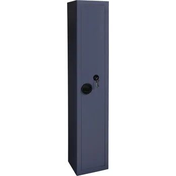 Trezor Skříň na zbraně TZ 3-2 – Typ zámku: Klíčový, Barva: RAL 7015 Břidlicově šedá