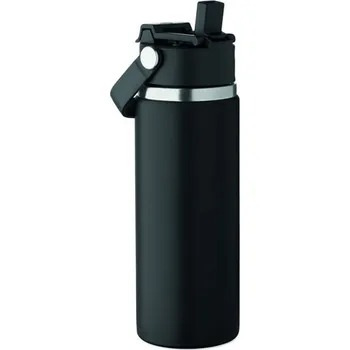 Termohrnek Dvoustěnná láhev 500 ml Suma Grip - Černá
