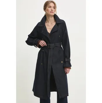 Dámský kabát Džínový kabát Answear.LAB 3533.flk námořnická modř 59X, vel. L