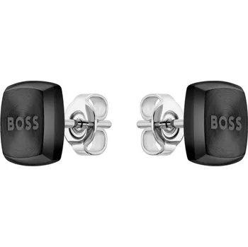 Náušnice Hugo Boss Stylové černé náušnice Yann 1580474 + 2 měsíce na vrácení zboží