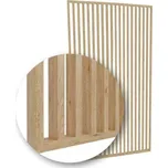 Lamelová dělící příčka na míru DUB ARTISAN - Šířka 115 cm (zabaleno do 3 balíků)