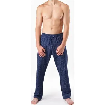 Pyžamové kalhoty Gina 79199P - bavlna Tmavě modrá 2XL