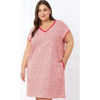 Dámská noční košile Noční košile Italian Fashion Flota - bavlna Červená XL