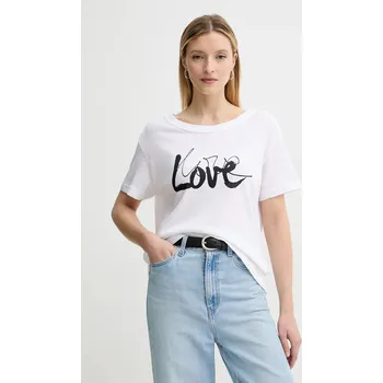 Pánské tričko Bavlněné tričko Marc O'Polo 503226851069 bílá 00X, vel. L