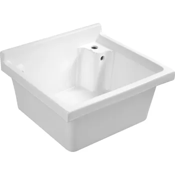 AQUALINE Keramická výlevka, 62x55cm, s přepadem