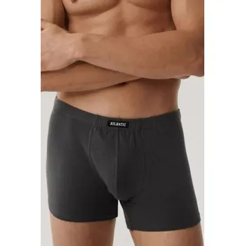 5 PACK boxerky Atlantic 5BMH-007 - bavlna Černo-šedá M