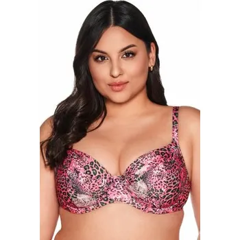 Dámské plavky Vyztužený horní díl plavek Ava Lingerie SK-216 Růžová 80I