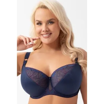 Podprsenka Nevyztužená podprsenka Gorsenia K970 Astrid Tmavě modrá 65G