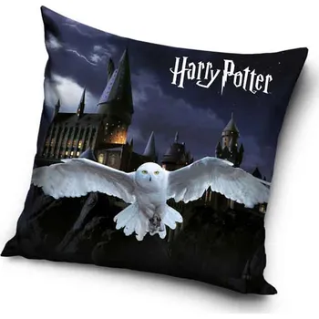 Polštář Dětský povlak na polštářek Harry Potter Hedvika v Bradavicích