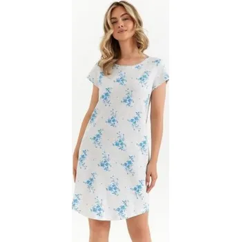 Dámská noční košile Noční košile CANA CAN - 491 - bavlna Šedo-modrá 2XL