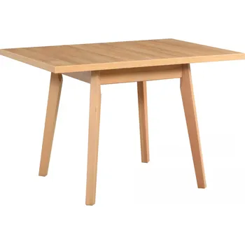 Jídelní stůl Drewmix Jídelní stůl Oslo 1 L Zvolte barvu horní desky: Bílý (borovice andersen), Zvolte barvu nožek: Sonoma