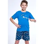 Chlapecké pyžamo Cornette Fishing - bavlna Modrá 110-116