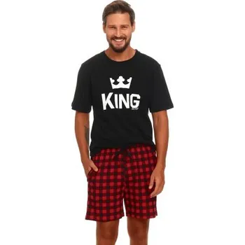 Pánské pyžamo Pánské pyžamo Doctor Nap PMB.9952 Červená L