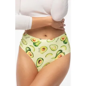 Dámské oblečení Brazilky Julimex Avocado - vyšší pas Světle zelená 2XL