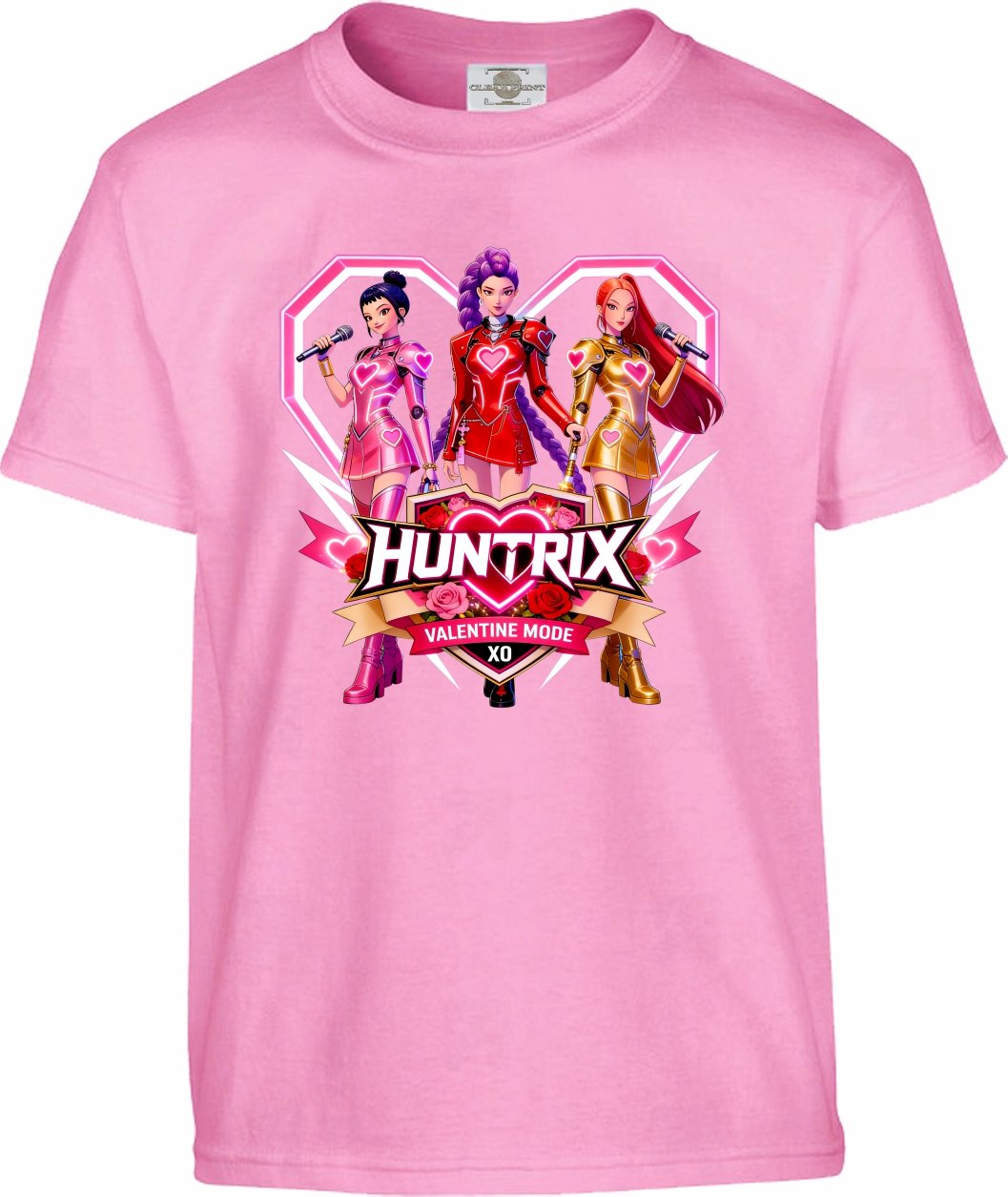 Tričko Huntrix | Valentine Mode Druh: Dětské, Barva: Růžová, Velikost: 134-M