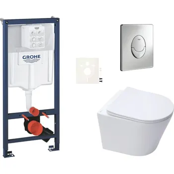 Klozet Siko Závěsný WC set do lehkých stěn / předstěnová montáž SAT Infinitio GRSIN10SA