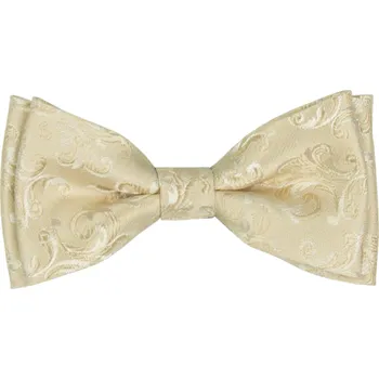 Motýlek Béžový dětský motýlek s elegantním ornamentálním vzorem