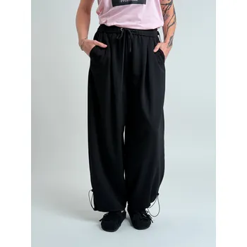 Dámské kalhoty Voga Móda Černé kalhoty DAILY 7017 Černá, UNI S-XL