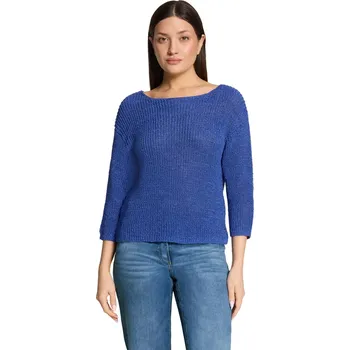 Dámské tričko BETTY BARCLAY dámský svetr modrý pletený