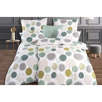 Povlečení Povlečení s velkými puntíky Punto, 140x200 cm + 50x70 cm