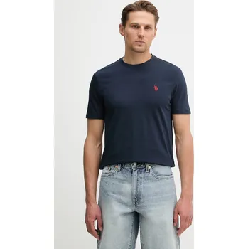 Pánské tričko Bavlněné tričko U.S. Polo Assn. DHM MUP3310 námořnická modř 59X, vel. XL