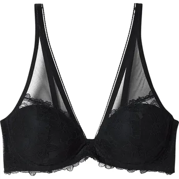 Podprsenka esmara® Dámská podprsenka s krajkou (černá, 80B)