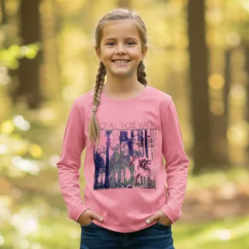 Dívčí oblečení Kugo M1601 Dívčí tričko sv.růžové