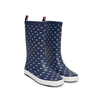 Dámské holínky Holínky Tommy Hilfiger Rain Boot T3XC-33922-1846 D Tmavomodrá 37