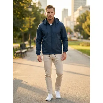 Dámská cargo bunda Unisex větrovka ALTISPORT NoPrint NP/ALU425 NÁMOŘNÍ MODRÁ L