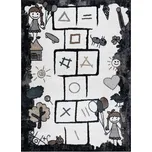 Dětský kusový koberec Fun Hop black 120x170 cm