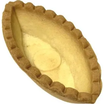 Forma na pečení Dortisimo Košíček na tartaletky lodička linecká světlá 6,7 cm (24 ks)