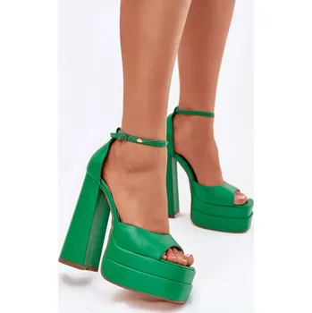 Dámské sandále Sandály na podpatku model 213911 Step in style 38