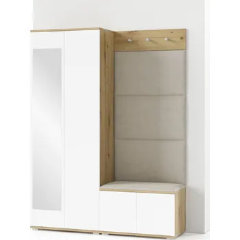 Šatní skříň Předsíňová stěna SEVILLA I Bez zrcadla Zelená III