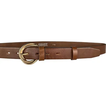 Opasek PENNY BELTS Kožený opasek 30-194Z-48 hnědý - 100 cm