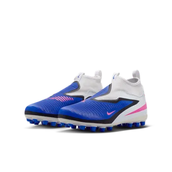 Kopačky Nike Phantom 6 High Academy FG/MG modrá/bílá/růžová EUR 36