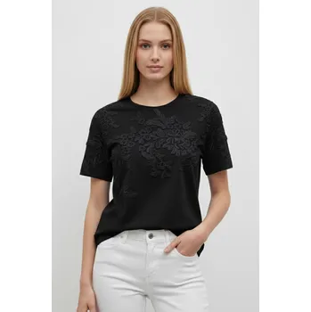 Dámská halenka s krajkou M52276 barva: černá