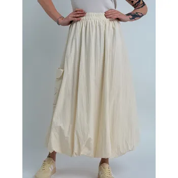 Dámská sukně Voga Móda Smetanová sukně RUBBE Smetanová, UNI S-XL