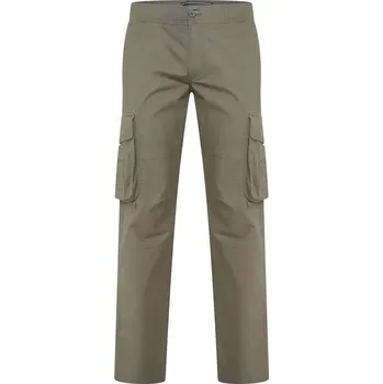 Pánské kalhoty Velké pánské cargo kalhoty Kam KBS 124 khaki (46R)