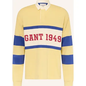 Gant Pánské Rugbyové Tričko, tmavě žlutá, XXL