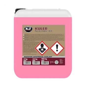 Náplň do chladiče a ostřikovače 2 KULER Chladící kapalina G13, -35°C, růžová 20L