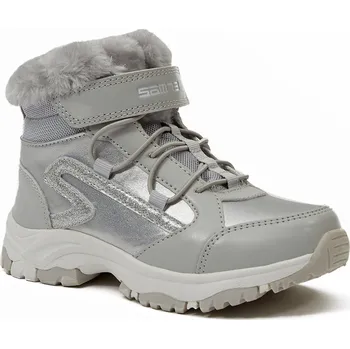 Dívčí polobotky Dívčí boty SAM 73 DISS GF 16 STŘÍBRNÁ 35