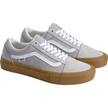 Pánské tenisky boty Vans Skate Old Skool - Crepe Light Gray/Gum 46