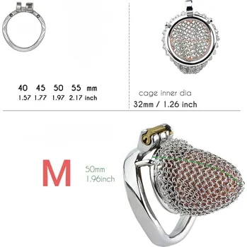 Pás cudnosti PrivéGuard Pás cudnosti Chain Mesh Velikost: M, Varianta: 40 mm