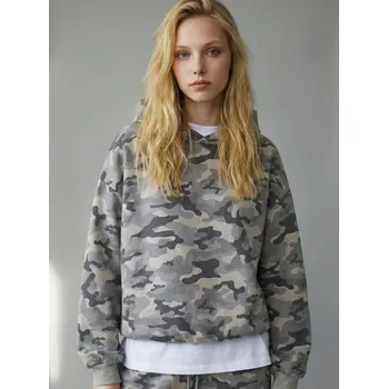 Dámská mikina Mikina oversized s kapucí - L - House - vícebarevná - 727IO-MLC